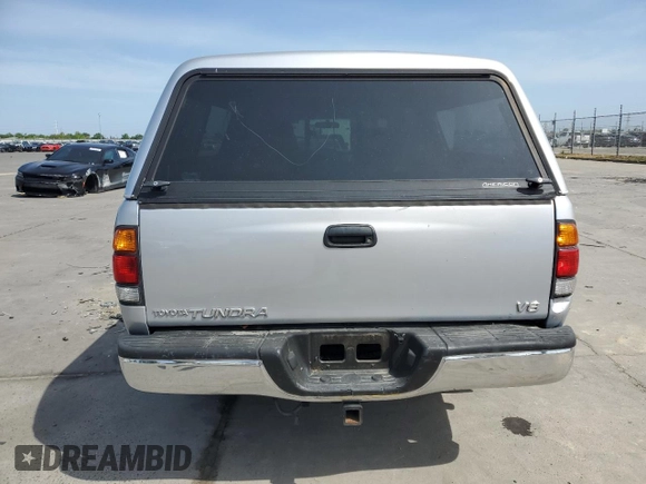 2000 Toyota Tundra SR5 with VIN 5TBRT3414YS075417, listed as a Copart auction lot 53175055 with 172,157 mi miles and Salvage Title. Bid and sale history available at DreamBid. Image 6.