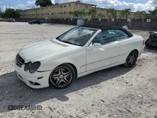 2008 Mercedes-Benz CLK 550 with VIN WDBTK72F28T092187, listed as a Copart auction lot 86493754 with 106,035 mi miles and Clean Title. Bid and sale history available at DreamBid. Image 1.
