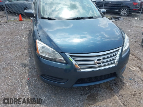 2013 Nissan Sentra SV with VIN 1N4AB7AP2DN903154, listed as a IAAI auction lot 42151411 with 207,274 mi miles. Bid and sale history available at carsss.com. Image 6.