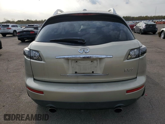 2006 Infiniti FX with VIN JNRAS08W76X204088, listed as a Copart auction lot 48910415 with 171,297 mi miles and Salvage Title. Bid and sale history available at DreamBid. Image 6.