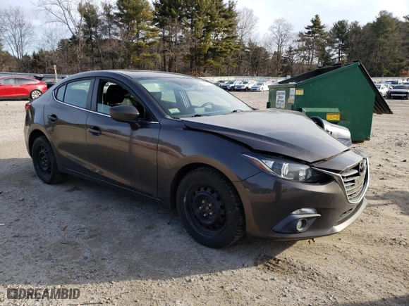 2016 Mazda Mazda3 i Touring with VIN 3MZBM1V76GM313602, listed as a Copart auction lot 48524805 with 92,798 mi miles and Salvage Title. Bid and sale history available at carsss.com. Image 4.