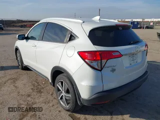 2021 Honda HR-V EX-L with VIN 3CZRU5H76MM727036, listed as a IAAI auction lot 41587332 with 91,506 mi miles. Bid and sale history available at carsss.com. Image 3.