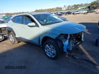 2024 Hyundai Kona SE with VIN KM8HACAB2RU148167, listed as a IAAI auction lot 41281919 with 4,612 mi miles. Bid and sale history available at carsss.com. Image 1.