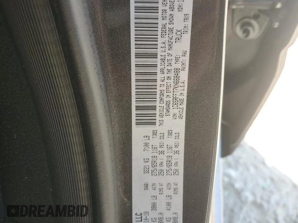 2019 Ram 1500 Big Horn/Lone Star with VIN 1C6SRFFT7KN668488, listed as a Copart auction lot 49491965 with 118,440 mi miles and Salvage Title. Bid and sale history available at carsss.com. Image 12.