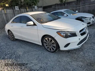 2018 Mercedes-Benz CLA 250 with VIN WDDSJ4EB6JN676759, listed as a Copart auction lot 71327182 with 75,289 mi miles and . Bid and sale history available at DreamBid. Image 4.