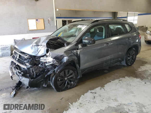 2024 Volkswagen Taos S с VIN 3VV5X7B2XRM073641, выставлен на аукционе Copart как лот 55041775 с пробегом 20 277 миль миль и Списание • Salvage title. История ставок и продаж доступна на DreamBid. Изображение 1.