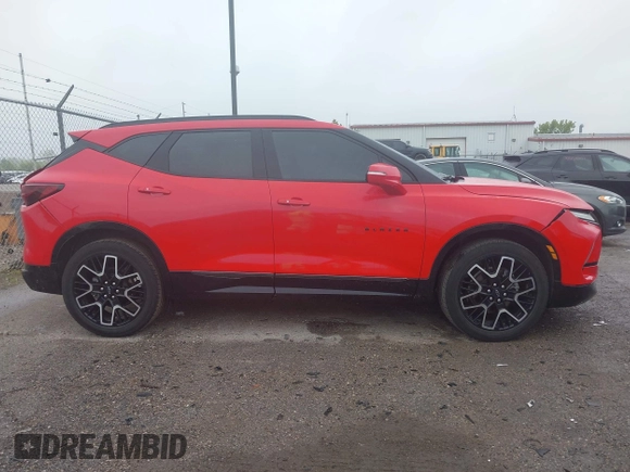 2023 Chevrolet Blazer RS with VIN 3GNKBKRS8PS155103, listed as a IAAI auction lot 42231530 with 21,751 mi miles and . Bid and sale history available at DreamBid. Image 13.