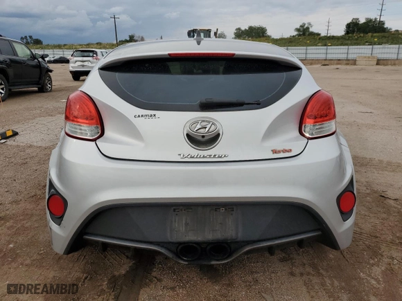 2014 Hyundai Veloster Turbo with VIN KMHTC6AE4EU183559, listed as a Copart auction lot 70338514 with 132,830 mi miles and Salvage Title. Bid and sale history available at carsss.com. Image 6.