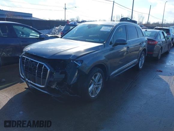 2021 Audi Q7 Premium with VIN WA1AJAF79MD029047, listed as a IAAI auction lot 41667083 with 1 mi miles. Bid and sale history available at carsss.com. Image 17.