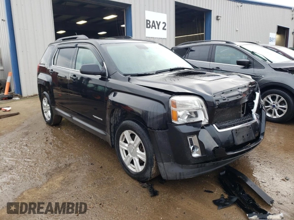 2015 GMC Terrain SLE with VIN 2GKALREK3F6353203, listed as a Copart auction lot 46621165 with 122,053 mi miles and Salvage Title. Bid and sale history available at DreamBid. Image 4.