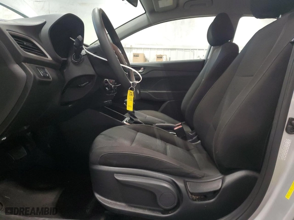 2022 Hyundai Accent SE with VIN 3KPC24A6XNE189773, listed as a Copart auction lot 77770024 with 21,414 mi miles and Salvage Title. Bid and sale history available at carsss.com. Image 7.