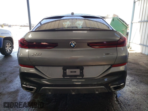 2025 BMW X6 xDrive40i with VIN 5UX33EX04S9W89514, listed as a Copart auction lot 45770205 with 0 mi miles and Clean Title. Bid and sale history available at carsss.com. Image 6.