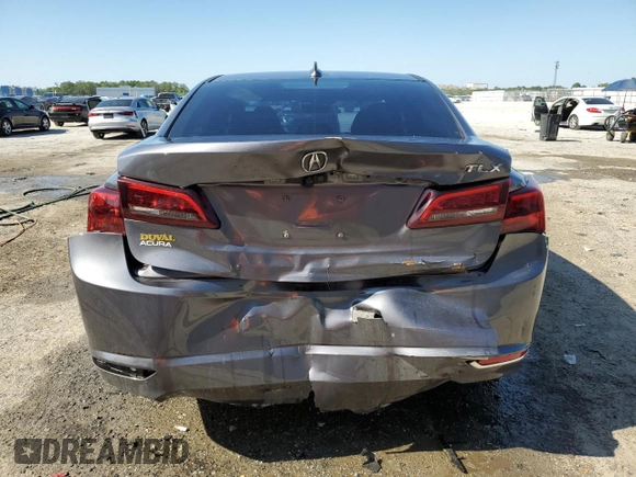 2017 Acura TLX Technology with VIN 19UUB1F57HA008009, listed as a Copart auction lot 52793435 with 113,358 mi miles and Salvage title. Bid and sale history available at DreamBid. Image 6.