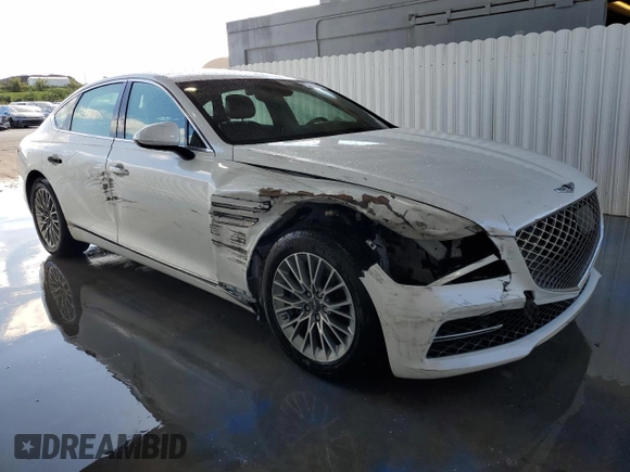 2024 Genesis G80 2.5T z VIN KMTGB4SC3RU237743, wystawiony jako Copart lot #44111555 z przebiegiem 15 170 mil mil oraz Nie do naprawy • Non repairable. Historia ofert i sprzedaży dostępna na DreamBid. Obrazek 4.