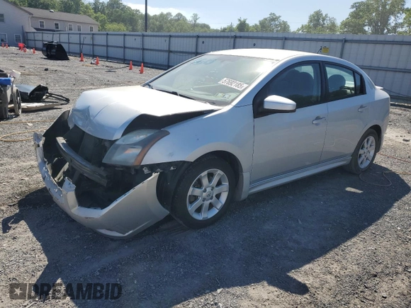2012 Nissan Sentra SR with VIN 3N1AB6AP3CL622096, listed as a Copart auction lot 57692185 with 42,723 mi miles and Salvage title. Bid and sale history available at DreamBid. Image 1.