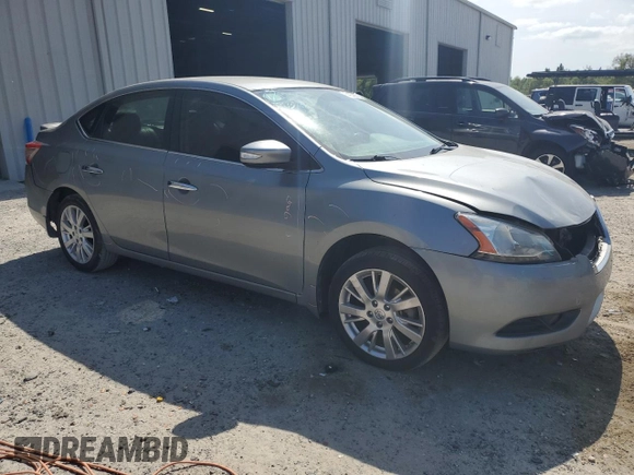2013 Nissan Sentra SL with VIN 3N1AB7APXDL743750, listed as a Copart auction lot 54236575 with 159,937 mi miles and Salvage Title. Bid and sale history available at DreamBid. Image 4.