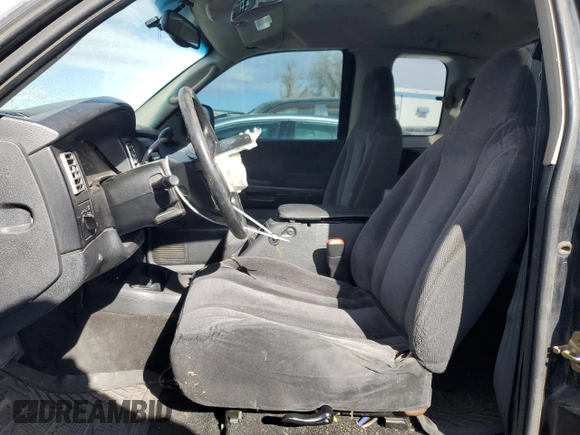 2004 Dodge Dakota SLT with VIN 1D7HG42N44S749267, listed as a Copart auction lot 89313825 with 215,047 mi miles and Salvage Title. Bid and sale history available at carsss.com. Image 7.