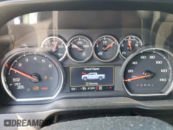 2021 Chevrolet Silverado 1500 RST with VIN 3GCUYEEDXMG236644, listed as a Copart auction lot 48312215 with 41,399 mi miles and Salvage Title. Bid and sale history available at carsss.com. Image 9.
