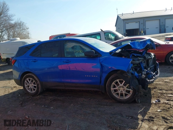 2024 Chevrolet Equinox LS with VIN 3GNAXHEG8RL149722, listed as a IAAI auction lot 41774500 with 81,070 mi miles and . Bid and sale history available at DreamBid. Image 13.