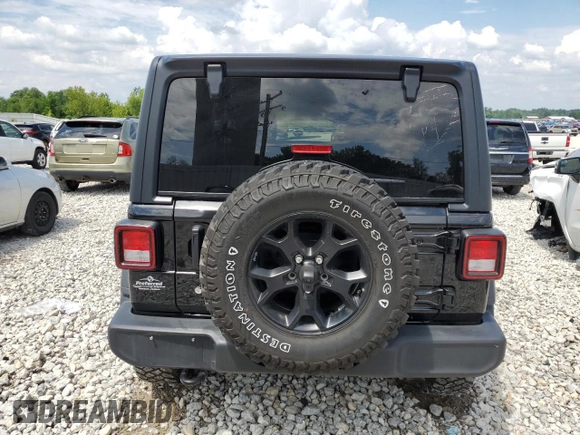 2020 Jeep Wrangler Sport with VIN 1C4GJXAG6LW261344, listed as a Copart auction lot 61875494 with 45,113 mi miles and Salvage title. Bid and sale history available at DreamBid. Image 6.