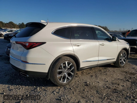 2023 Acura MDX w/Technology Package with VIN 5J8YD9H46PL005510, listed as a Copart auction lot 83422284 with 35,681 mi miles and Salvage Title. Bid and sale history available at carsss.com. Image 3.
