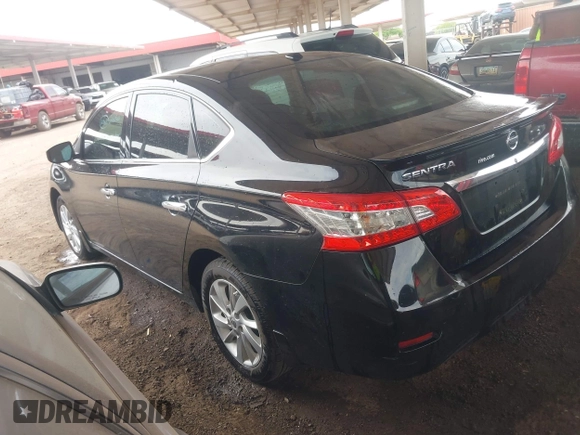 2015 Nissan Sentra S with VIN 3N1AB7AP9FY379620, listed as a IAAI auction lot 42036075 with 110,021 mi miles. Bid and sale history available at carsss.com. Image 3.