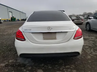 2018 Mercedes-Benz C 43 AMG with VIN 55SWF6EB9JU234998, listed as a Copart auction lot 87233064 with 75,432 mi miles and Salvage Title. Bid and sale history available at carsss.com. Image 6.