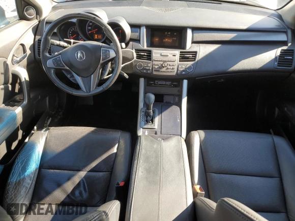 2010 Acura RDX with VIN 5J8TB1H27AA007186, listed as a Copart auction lot 45853575 with 80,761 mi miles and Salvage Title. Bid and sale history available at carsss.com. Image 8.