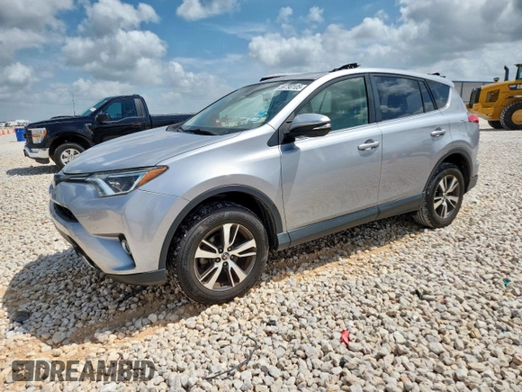 2018 Toyota RAV4 XLE with VIN JTMWFREV4JD132500, listed as a Copart auction lot 59790105 with 48,066 mi miles and Salvage title. Bid and sale history available at DreamBid. Image 1.