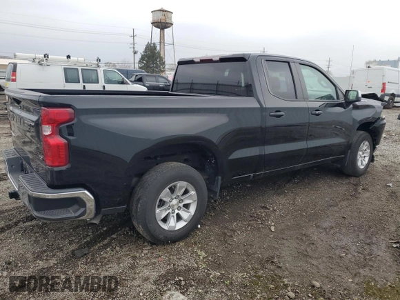 2021 Chevrolet Silverado 1500 LT with VIN 1GCRWCEKXMZ303497, listed as a Copart auction lot 72714484 with 48,682 mi miles and Salvage Title. Bid and sale history available at DreamBid. Image 3.