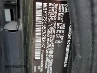 2014 BMW i3 with VIN WBY1Z2C55EV283937, listed as a Copart auction lot 62483935 with Not provided miles and Clean title. Bid and sale history available at DreamBid. Image 13.