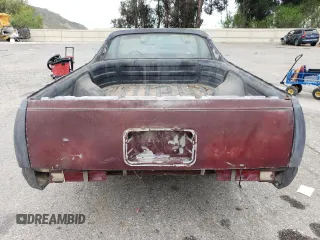 1981 Chevrolet El Camino with VIN 1GCCW80J5BR448204, listed as a Copart auction lot 53005085 with 61,889 mi miles and Clean Title. Bid and sale history available at carsss.com. Image 6.