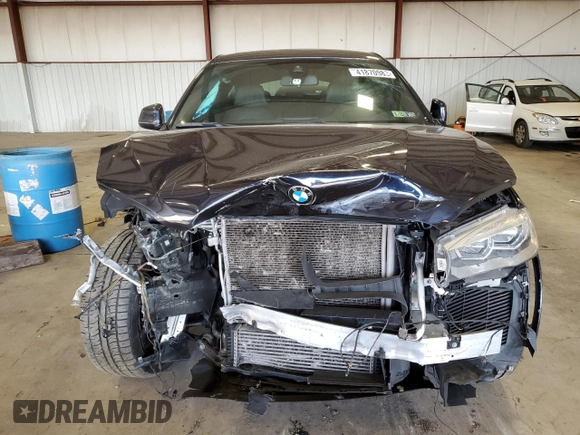 2016 BMW X6 xDrive35i with VIN 5UXKU2C58G0N78677, listed as a Copart auction lot 41870983 with 0 mi miles. Bid and sale history available at carsss.com. Image 5.
