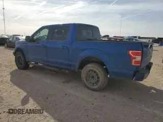 2018 Ford F-150 XL with VIN 1FTEW1C59JKF70876, listed as a Copart auction lot 51387935 with 165,595 mi miles and Salvage Title. Bid and sale history available at carsss.com. Image 2.
