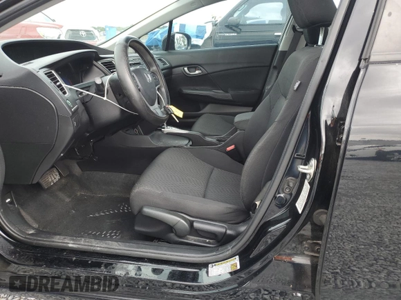 2015 Honda Civic Sedan LX with VIN 19XFB2F5XFE027337, listed as a Copart auction lot 52248465 with 89,604 mi miles and Salvage Title. Bid and sale history available at carsss.com. Image 7.