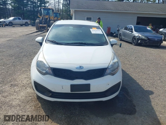 2014 Kia Rio LX with VIN KNADM4A37E6332282, listed as a IAAI auction lot 42050166 with 159,116 mi miles. Bid and sale history available at carsss.com. Image 13.