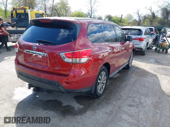 2014 Nissan Pathfinder S with VIN 5N1AR2MM2EC719481, listed as a IAAI auction lot 42041932 with 113,794 mi miles and . Bid and sale history available at DreamBid. Image 4.
