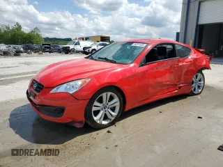2010 Hyundai Genesis Coupe with VIN KMHHT6KD9AU025207, listed as a Copart auction lot 58251655 with 93,643 mi miles and Salvage title. Bid and sale history available at DreamBid. Image 1.