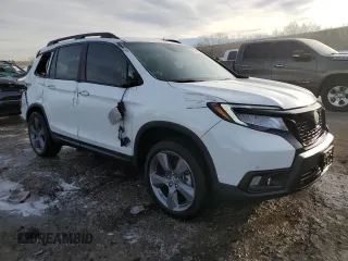 2021 Honda Passport Touring with VIN 5FNYF8H96MB005648, listed as a Copart auction lot 87242864 with 40,770 mi miles and Salvage Title. Bid and sale history available at carsss.com. Image 4.