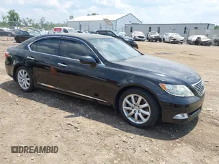 2007 Lexus LS 460 with VIN JTHBL46F575049161, listed as a IAAI auction lot 42618220 with 120,106 mi miles and . Bid and sale history available at DreamBid. Image 1.