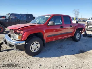 2004 Chevrolet Colorado 1SB LS Z85 with VIN 1GCDT136448155964, listed as a Copart auction lot 83704384 with 124,496 mi miles and Salvage Title. Bid and sale history available at carsss.com. Image 1.
