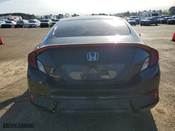 2018 Honda Civic Coupe LX-P with VIN 2HGFC4B07JH306777, listed as a Copart auction lot 49987275 with 116,619 mi miles and Salvage Title. Bid and sale history available at carsss.com. Image 6.