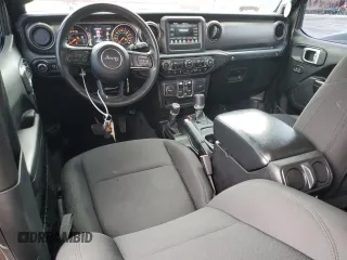 2019 Jeep Wrangler Unlimited Sport S with VIN 1C4HJXDG5KW535115, listed as a Copart auction lot 58404545 with 95,491 mi miles and Salvage title. Bid and sale history available at DreamBid. Image 8.