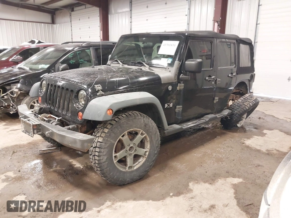 2008 Jeep Wrangler Unlimited X with VIN 1J4GA39178L619031, listed as a IAAI auction lot 41391831 with 177,600 mi miles and . Bid and sale history available at DreamBid. Image 2.