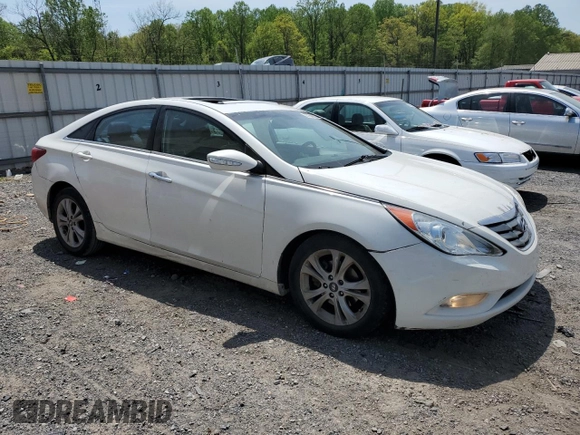 2011 Hyundai Sonata Limited with VIN 5NPEC4AC0BH263270, listed as a Copart auction lot 55154625 with 199,621 mi miles and Salvage Title. Bid and sale history available at DreamBid. Image 4.