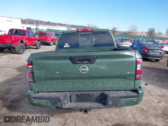 2022 Nissan Frontier S with VIN 1N6ED1EKXNN656014, listed as a IAAI auction lot 41463383 with 24,603 mi miles. Bid and sale history available at carsss.com. Image 17.