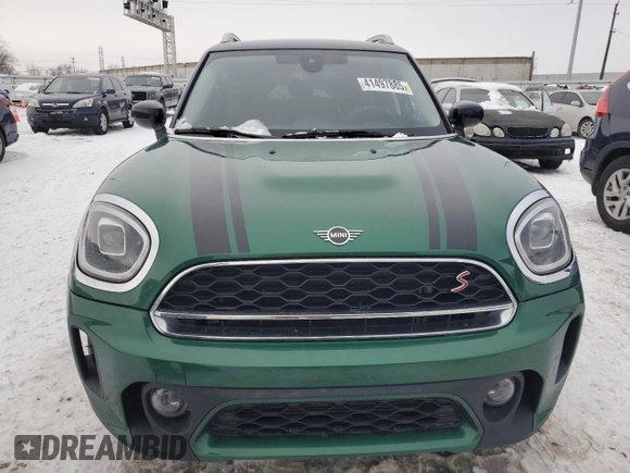 2024 MINI Countryman Cooper S with VIN WMZ83BR03R3R44993, listed as a Copart auction lot 41497885 with 21,634 mi miles and Salvage Title. Bid and sale history available at carsss.com. Image 5.