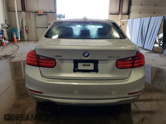 2015 BMW 3 Series 328i xDrive with VIN WBA3B5C5XFF962062, listed as a Copart auction lot 53622495 with 61,575 mi miles and Salvage Title. Bid and sale history available at carsss.com. Image 6.