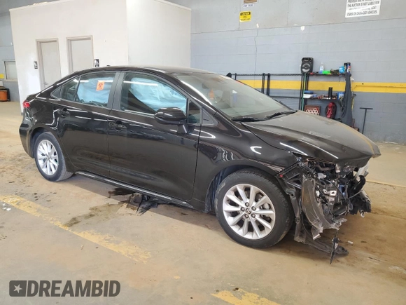 2022 Toyota Corolla LE with VIN 5YFVPMAE1NP389568, listed as a Copart auction lot 50907615 with Not Provided miles and Salvage Title. Bid and sale history available at DreamBid. Image 4.