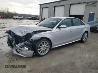 2014 Audi A4 Prestige z VIN WAUKFAFL7EN010949, wystawiony jako Copart lot #50562625 z przebiegiem 88 999 mil mil oraz Szkoda całkowita • Salvage title. Historia ofert i sprzedaży dostępna na DreamBid. Obrazek 1.